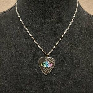 Disney Camp Rock guitar pick necklace